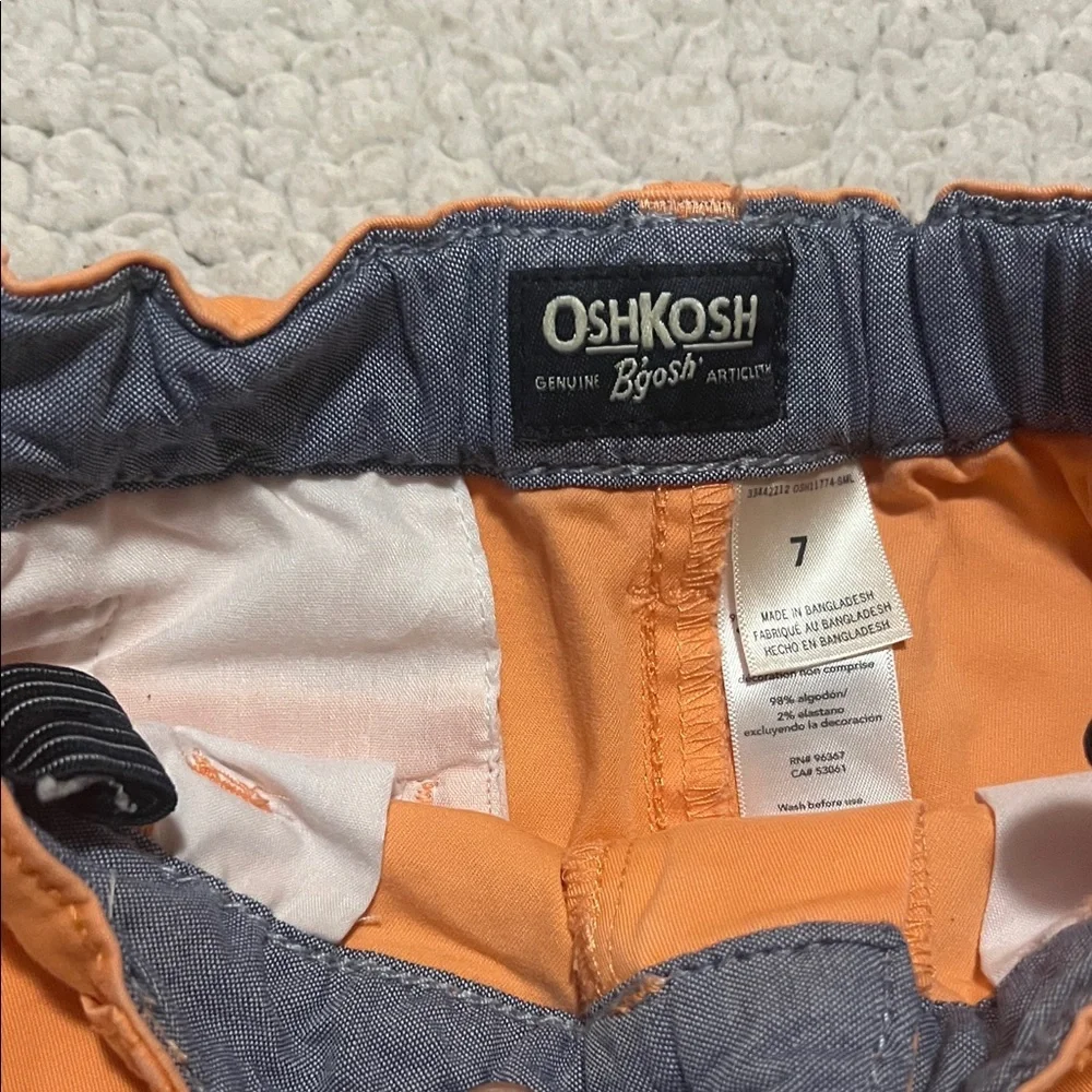 OshKosh B'gosh Kids Vibrant Orange Shorts